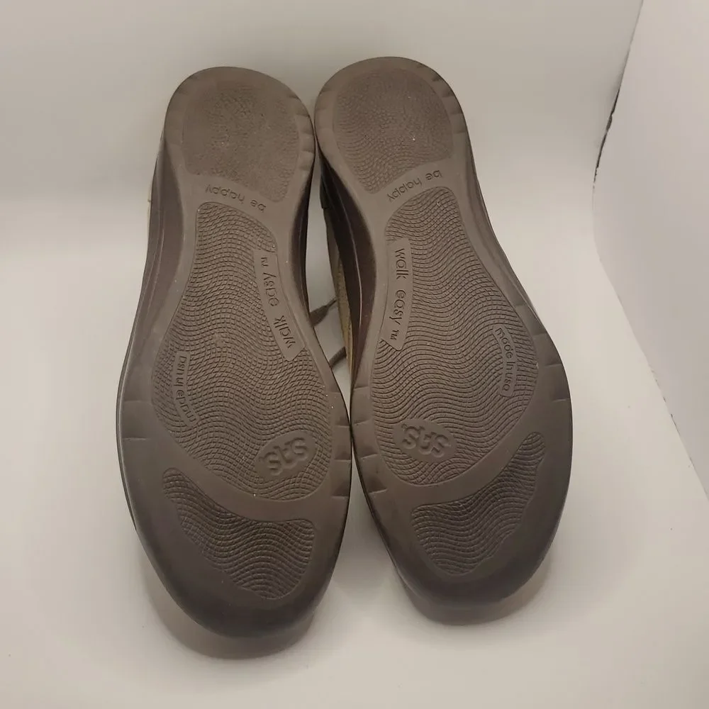 SAS Walk Easy Womens Walking Shoes, Sage Sz 9, Lace Up Support Comfort Walking